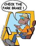 Check the park brake