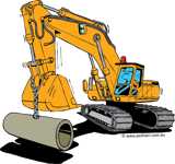 Lift pipe correctly excavatorcavat