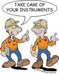 Take care of your instruments