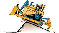 Dozer D8 up bump