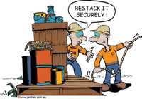 Restack it securely