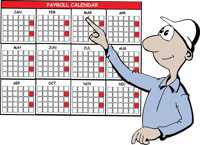 Payroll calendar