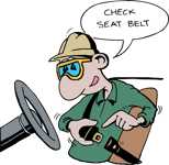 Check seat belt cm