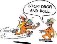 Stop drop and roll