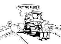 Dozer d8 obey the rules