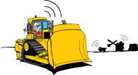 Dozer gps safemine system