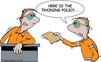 Here is the training policy