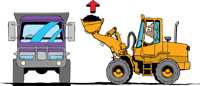 Front end loader load light truck 1