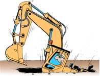 Soft ground excavator