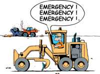 Emergency grader