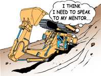 Excavator speak to mentor