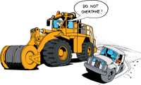 Do not overtake cable reeler