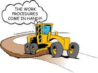 Grader work procedure
