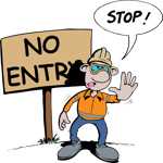 Stop no entry