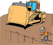 Dozer inspect edge