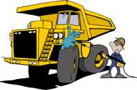 Water blasting truck