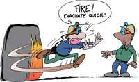 Fire evacuate quickcol